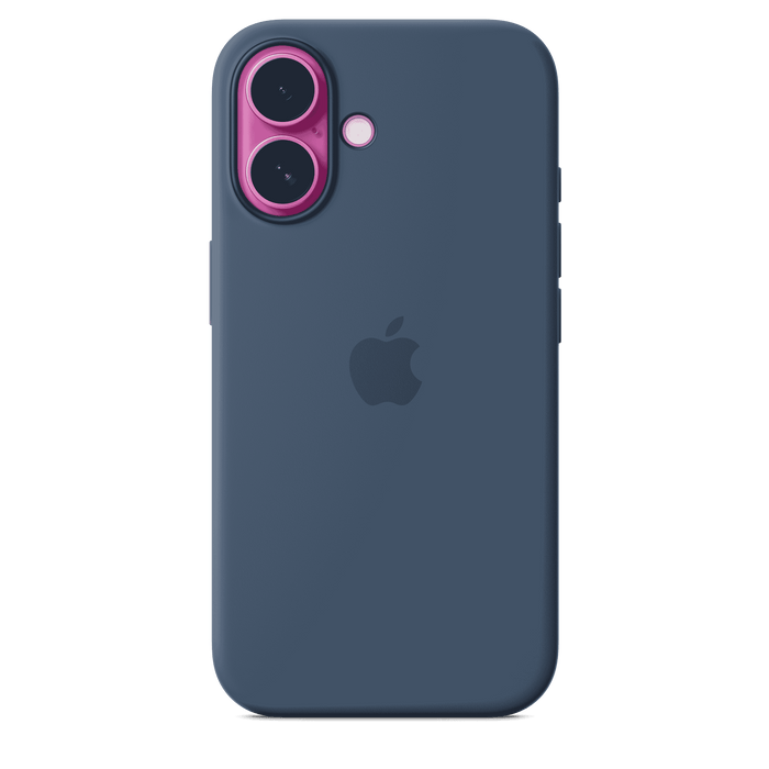 Apple Silicone Case MagSafe iPhone 16 - Denim