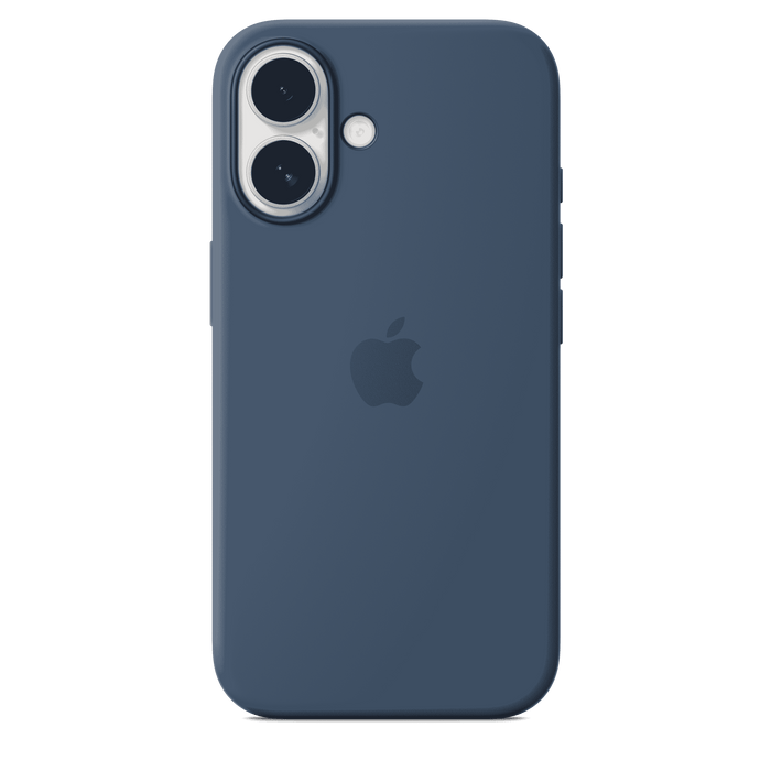 Apple Silicone Case MagSafe iPhone 16 - Denim