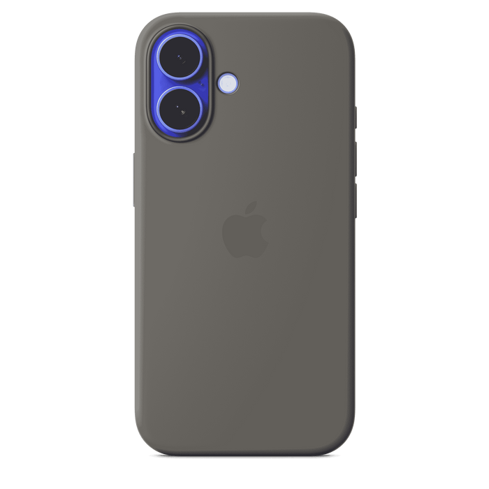 Apple Silicone Case MagSafe iPhone 16 - Stone Gray