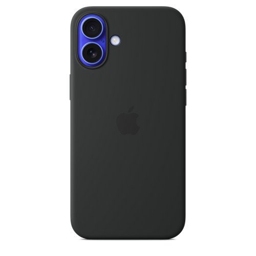 Apple Silicone Case MagSafe iPhone 16 Plus - Black