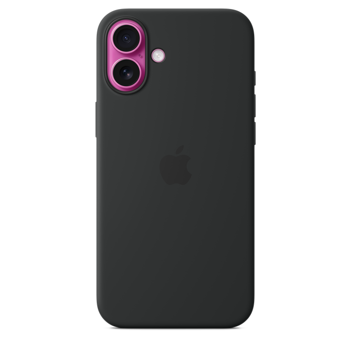 Apple Silicone Case MagSafe iPhone 16 Plus - Black