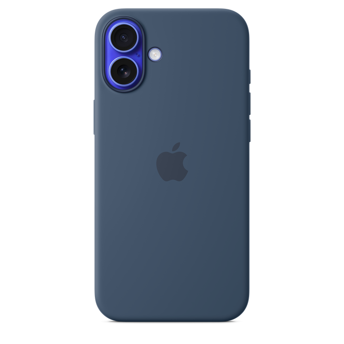 Apple Silicone Case MagSafe iPhone 16 Plus - Denim