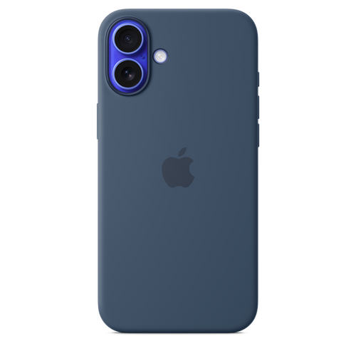 Apple Silicone Case MagSafe iPhone 16 Plus - Denim
