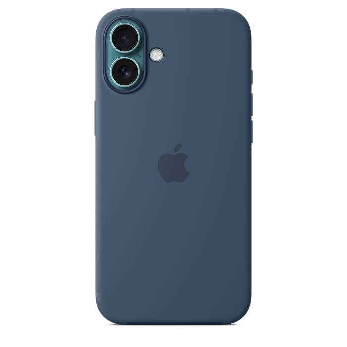 Apple Silicone Case MagSafe iPhone 16 Plus - Denim