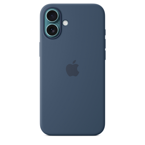 Apple Silicone Case MagSafe iPhone 16 Plus - Denim