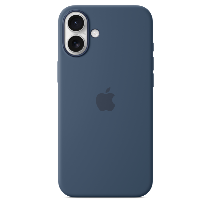 Apple Silicone Case MagSafe iPhone 16 Plus - Denim