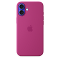 Apple Silicone Case MagSafe iPhone 16 Plus - Fuchsia