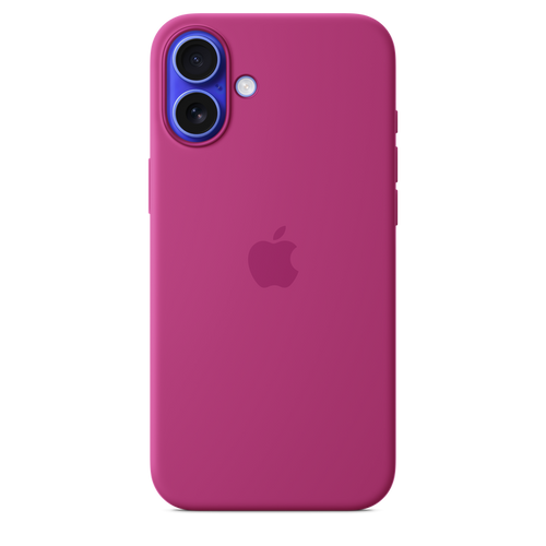 Apple Silicone Case MagSafe iPhone 16 Plus - Fuchsia