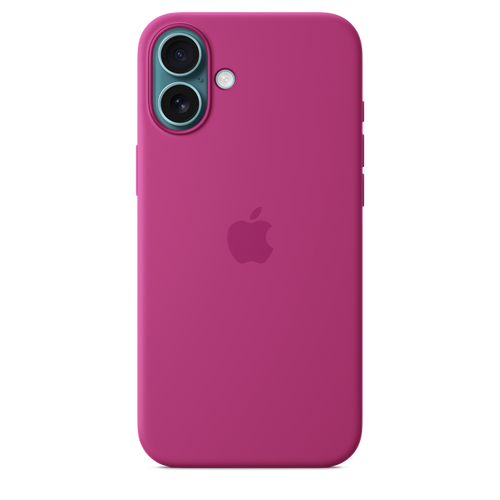 Apple Silicone Case MagSafe iPhone 16 Plus - Fuchsia