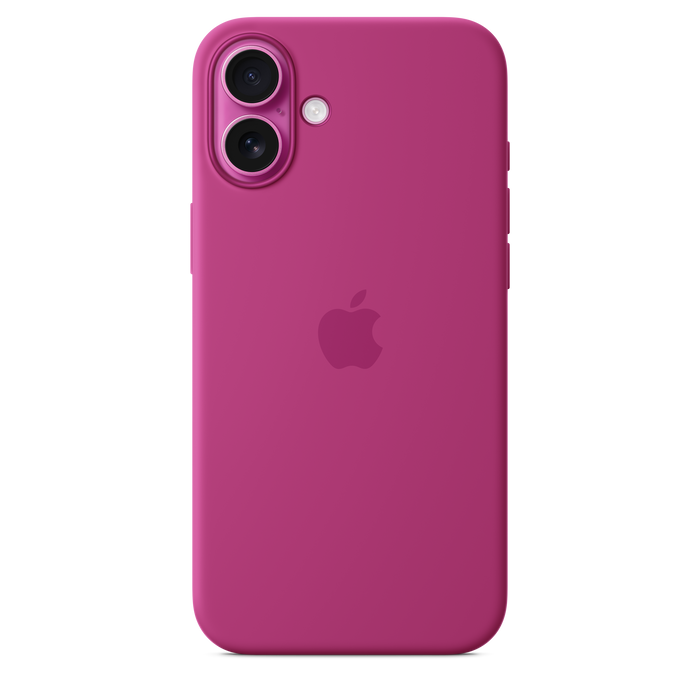 Apple Silicone Case MagSafe iPhone 16 Plus - Fuchsia