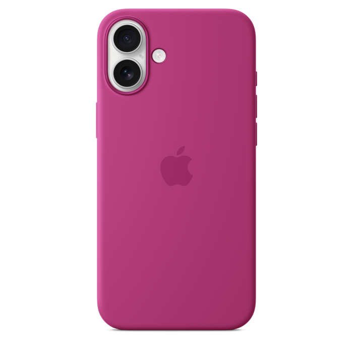Apple Silicone Case MagSafe iPhone 16 Plus - Fuchsia
