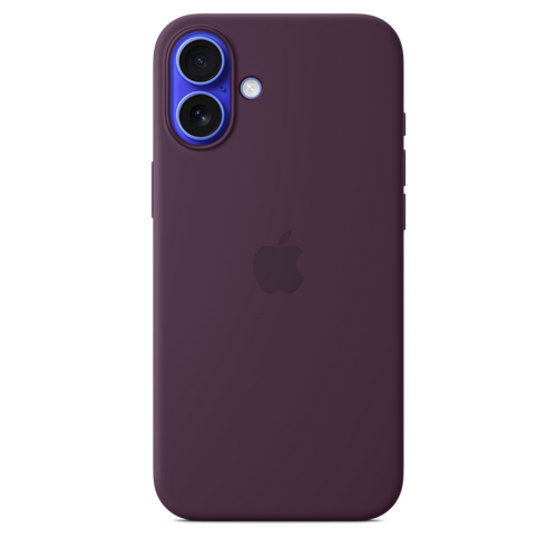 Apple Silicone Case MagSafe iPhone 16 Plus - Plum