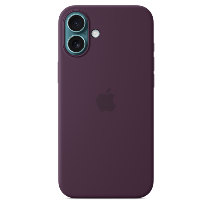Apple Silicone Case MagSafe iPhone 16 Plus - Plum
