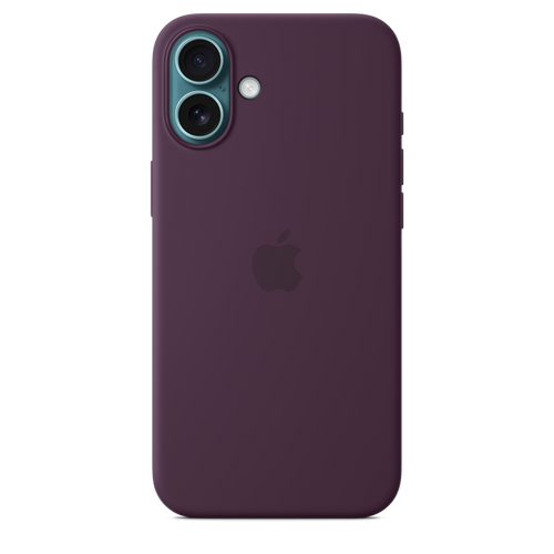 Apple Silicone Case MagSafe iPhone 16 Plus - Plum