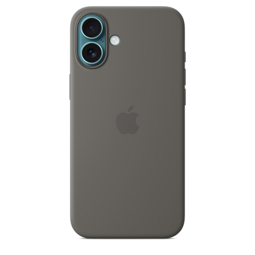 Apple Silicone Case MagSafe iPhone 16 Plus - Stone Gray