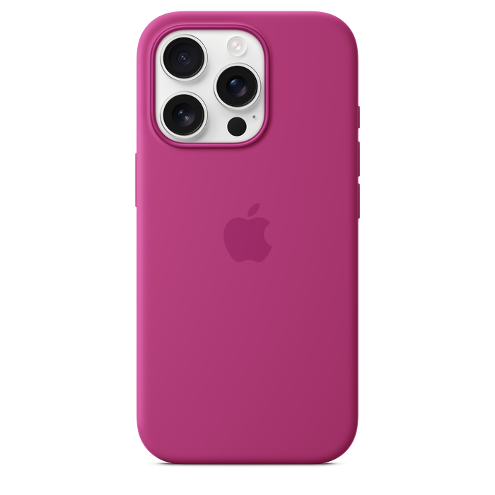 Apple Silicone Case MagSafe iPhone 16 Pro - Fuchsia