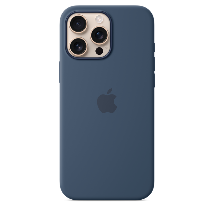 Apple Silicone Case MagSafe iPhone 16 Pro Max - Denim