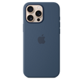 Apple Silicone Case MagSafe iPhone 16 Pro Max - Denim