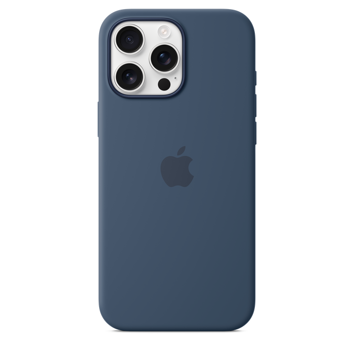 Apple Silicone Case MagSafe iPhone 16 Pro Max - Denim