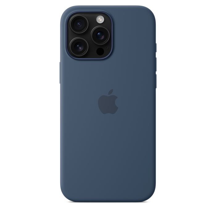 Apple Silicone Case MagSafe iPhone 16 Pro Max - Denim