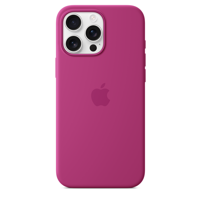 Apple Silicone Case MagSafe iPhone 16 Pro Max - Fuchsia