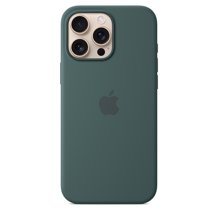 Apple Silicone Case MagSafe iPhone 16 Pro Max - Lake Green