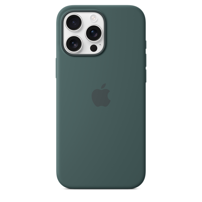 Apple Silicone Case MagSafe iPhone 16 Pro Max - Lake Green