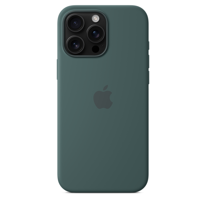 Apple Silicone Case MagSafe iPhone 16 Pro Max - Lake Green