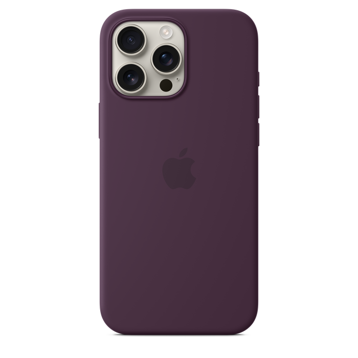 Apple Silicone Case MagSafe iPhone 16 Pro Max - Plum