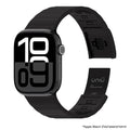 สายนาฬิกา Uniu Click สำหรับ Apple Watch 44/45/Ultra - Stainless Black แบรนด์ UNIU