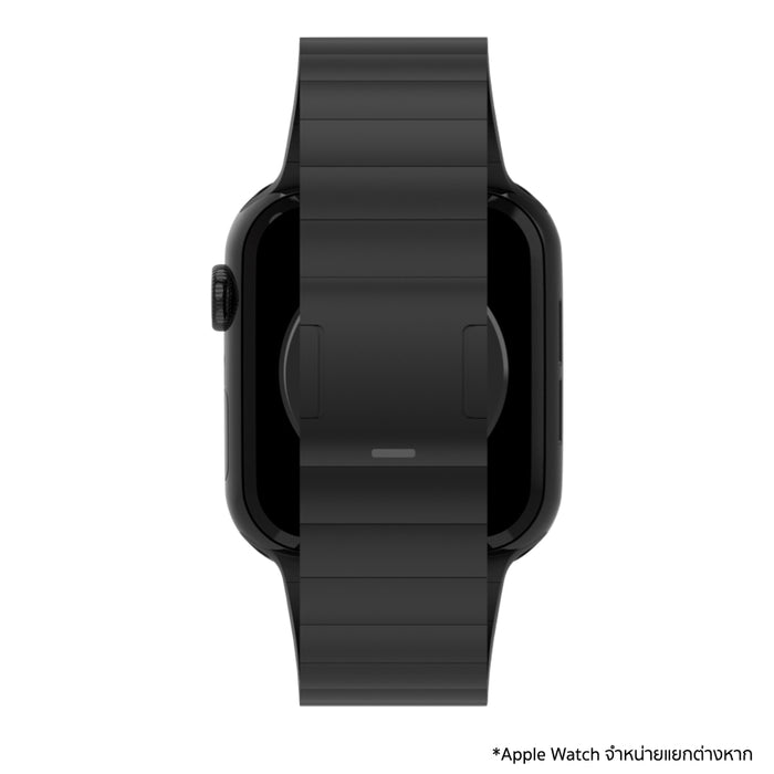 สายนาฬิกา Uniu Click สำหรับ Apple Watch 44/45/Ultra - Stainless Black ปลดล็อกไว แบรนด์ UNIU