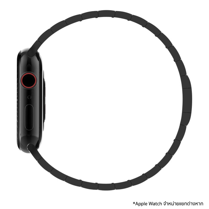 สายนาฬิกา Uniu Click สำหรับ Apple Watch 44/45/Ultra - Stainless Black ระบบล็อกแม่เหล็ก แบรนด์ UNIU