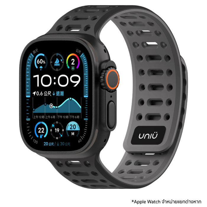 สายนาฬิกา Air Sport Strap สำหรับ Apple Watch 44 - 49 มม. - Black แบรนด์ UNIU