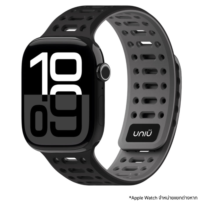 สายนาฬิกา Air Sport Strap สำหรับ Apple Watch 44 - 49 มม. - Black สวมใส่สบาย แบรนด์ UNIU