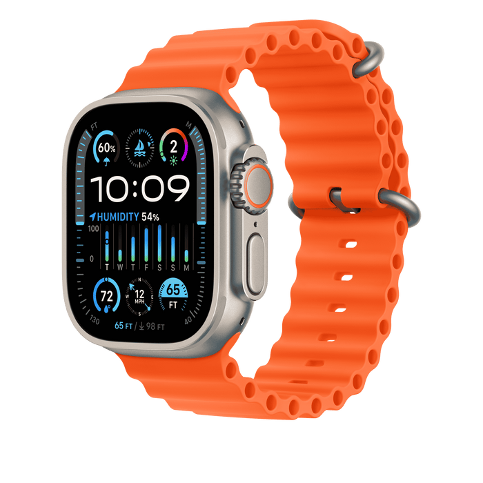 สาย Apple Watch แบบ Orange Ocean Band 49 มม.