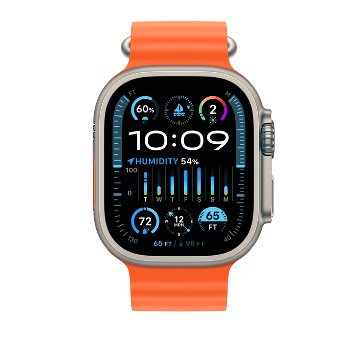 สาย Apple Watch แบบ Orange Ocean Band 49 มม.
