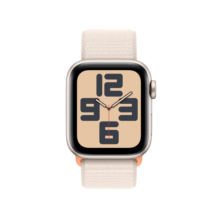 Apple Watch SE GPS 40mm Starlight Aluminum Case with Starlight Sport Loop