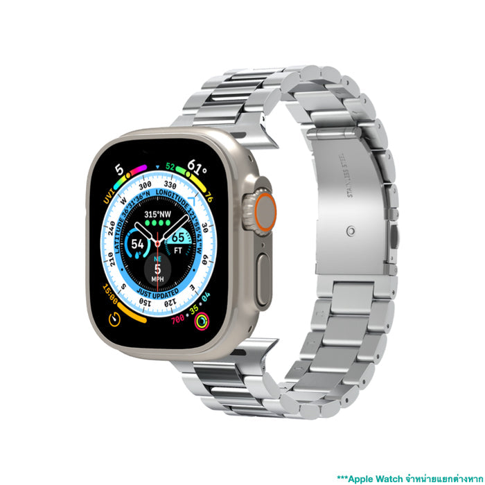 สาย Apple Watch Spigen Modern Fit (42mm/44mm/45mm/49mm) สี Silver