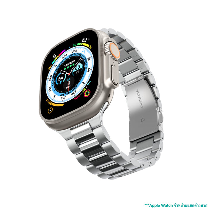 สาย Apple Watch Spigen Modern Fit (42mm/44mm/45mm/49mm) สี Silver