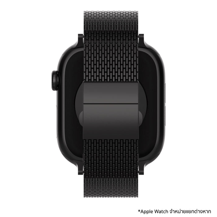 สายนาฬิกา MeshPro Apple Watch Ultra - Stainless Black ระบายอากาศได้ดี แบรนด์ UNIU