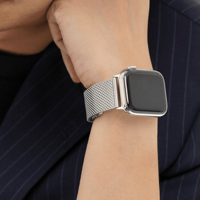 สายนาฬิกา MeshPro Apple Watch Ultra - Stainless Silver หรูหรา แบรนด์ UNIU