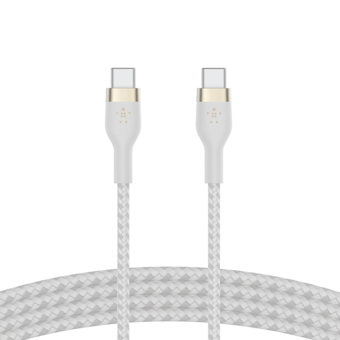 BELKIN สายชาร์จ Boost Charge Pro USB-C 1 เมตร 60 วัตต์ สีขาว