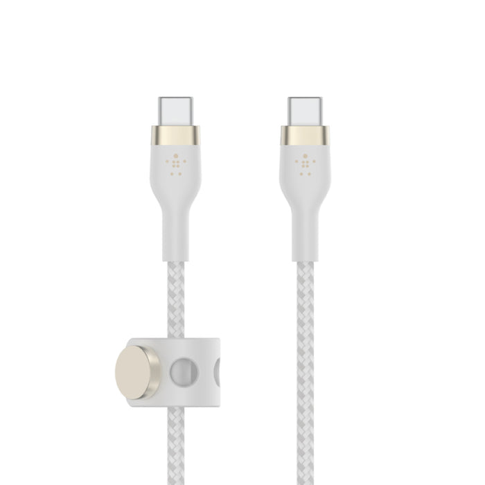 BELKIN สายชาร์จ Boost Charge Pro USB-C 1 เมตร 60 วัตต์ สีขาว