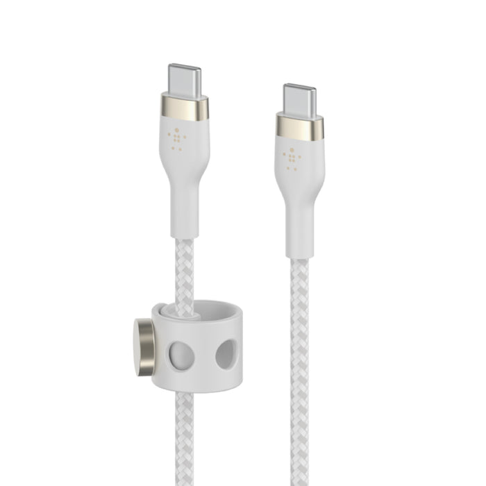 BELKIN สายชาร์จ Boost Charge Pro USB-C 1 เมตร 60 วัตต์ สีขาว