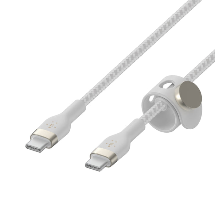 BELKIN สายชาร์จ Boost Charge Pro USB-C 1 เมตร 60 วัตต์ สีขาว