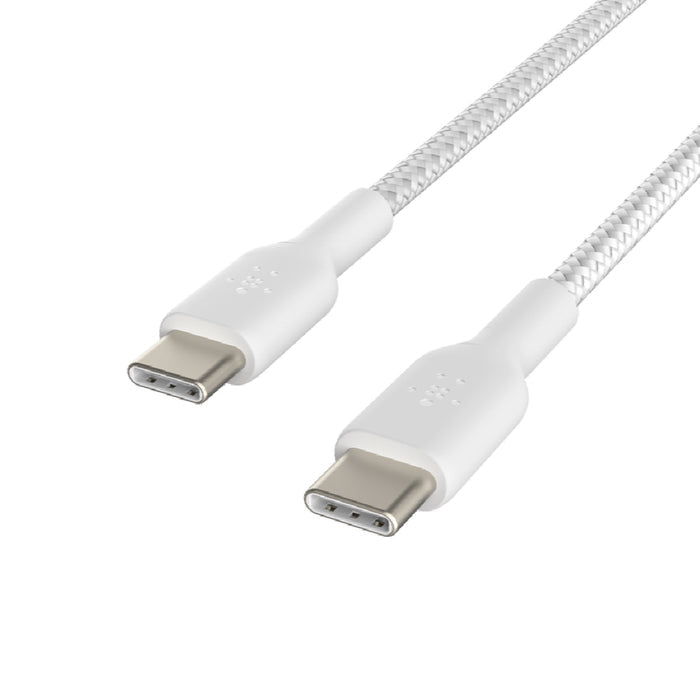 BELKIN สายชาร์จ Boost Charge USB-C 60 วัตต์ 1 เมตร สีขาว