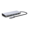 BELKIN ฮับมัลติมีเดีย USB-C Multimedia 4k Hub 7 in 1 Pass 100W สีเทา