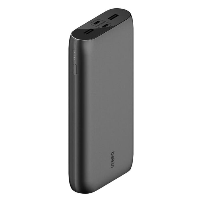 แบตเตอรี่สำรอง Belkin Boost Charge 4 พอร์ต ความจุ 26000mAh สีดำ