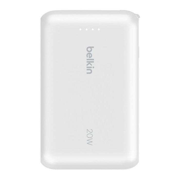 แบตเตอรี่สำรอง Belkin BOOST CHARGE ความจุ 10000mAh พร้อมสาย USB-C สีขาว