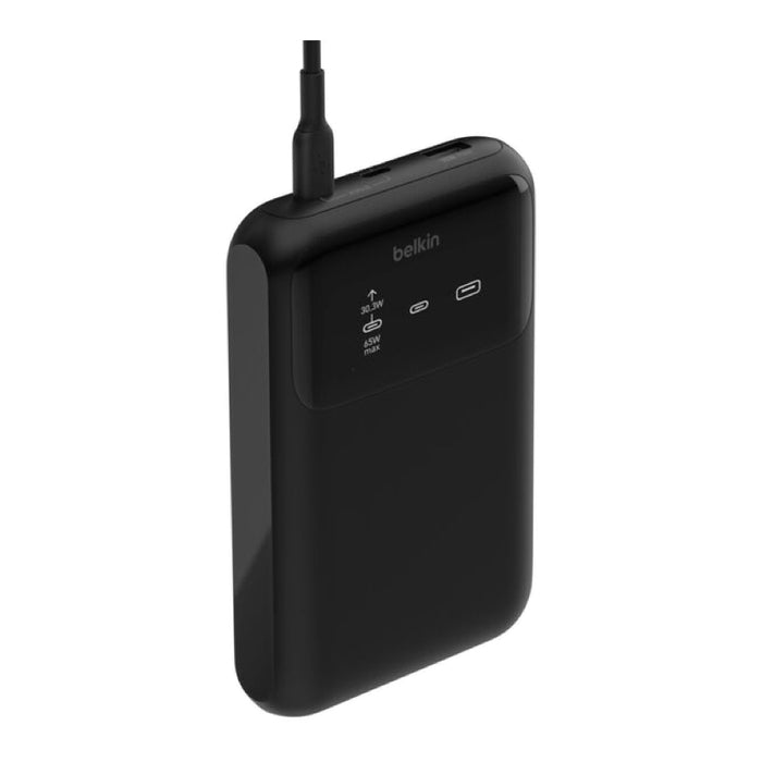แบตเตอรี่สำรองพกพา Belkin Boost Charge Pro ความจุ 20000 มิลลิแอมป์ สีดำ